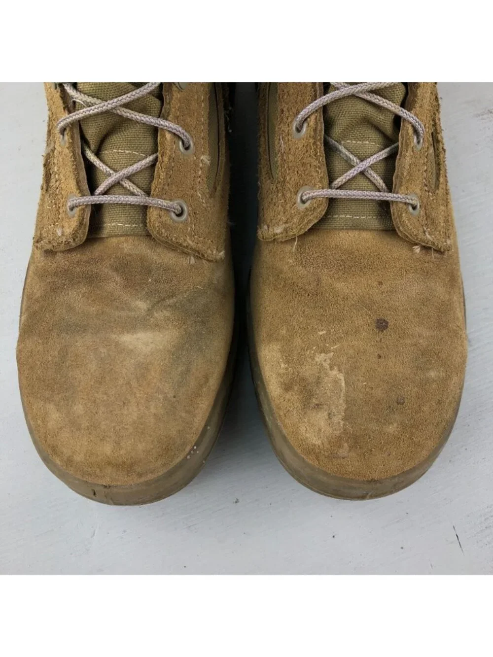 Belleville Men's Size 9.5R 550 ST USMC Hot Weather Steel Toe Brown Boots FAIR